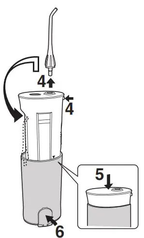 Panasonic EW-DJ10-A401 Battery Operated Oral Irrigator 15