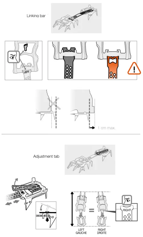 PETZL LYNX Crampons for Mountaineering Boots - 12