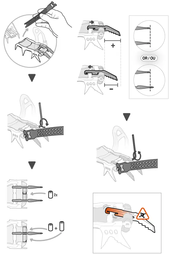 PETZL LYNX Crampons for Mountaineering Boots - 15