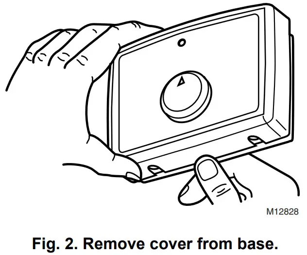 Honeywell H1008A,D Automatic Humidity - Remove the cover.