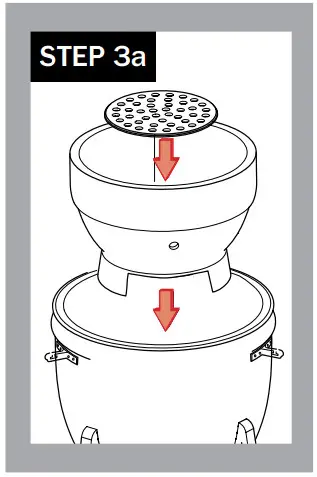 VISION GRILLS Kamado Grill -Grill Assembly