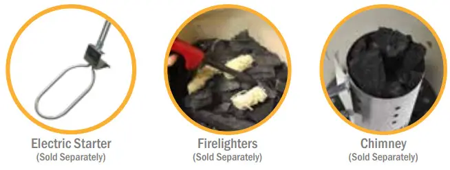 VISION GRILLS Kamado Grill - Starting Charcoal