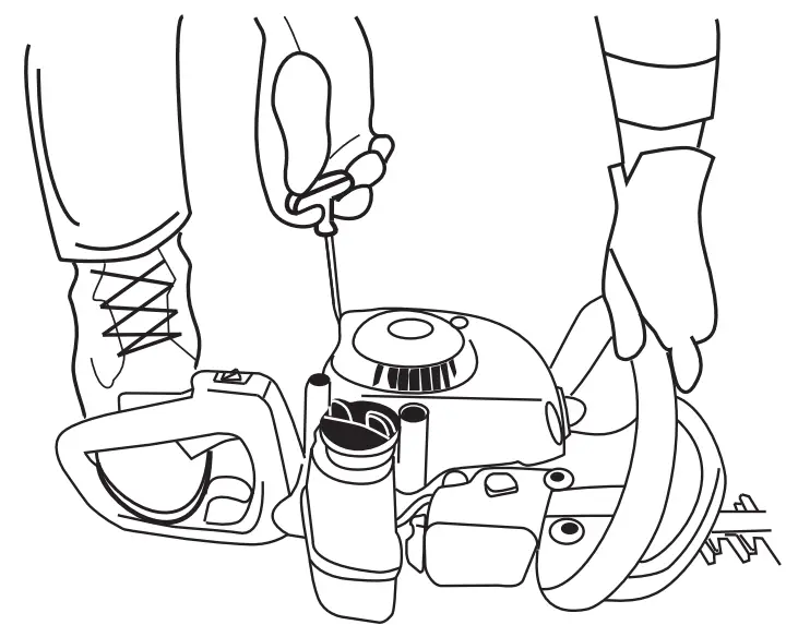 Poulan PRO PP2822 28cc 22 Inch Gas Powered Dual Action Hedge Trimmer fig 12