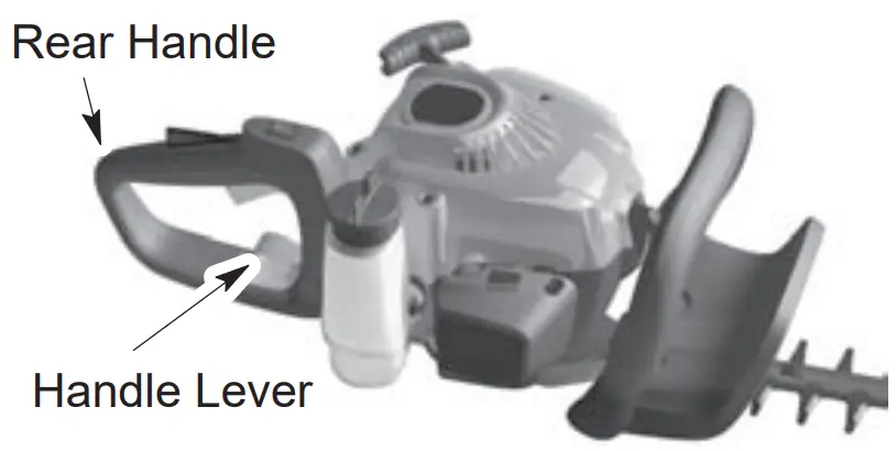 Poulan PRO PP2822 28cc 22 Inch Gas Powered Dual Action Hedge Trimmer fig 13