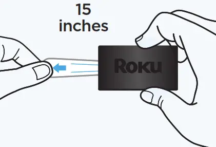 Roku Express HD Streaming Media Player -Stretch the strip