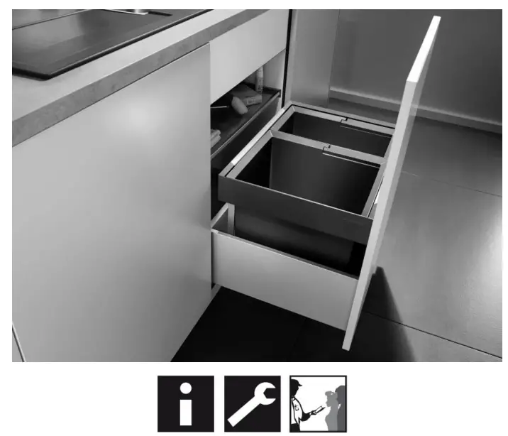 BLANCO FLEXON II 80 3 Waste System-