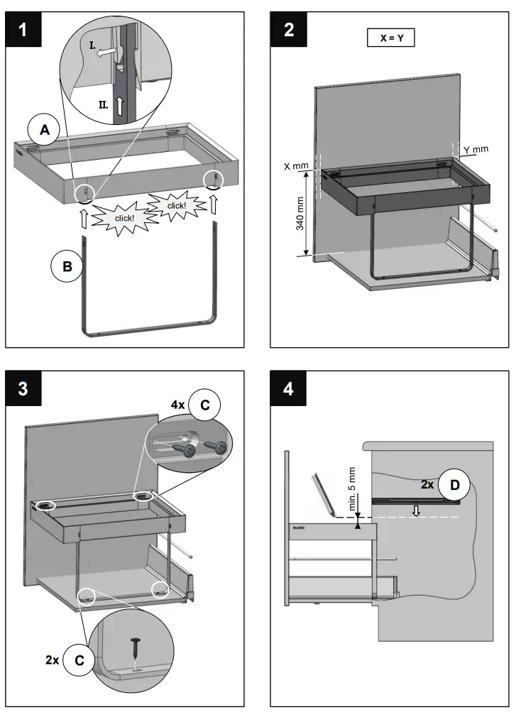 BLANCO FLEXON II 80 3 Waste System-fig2