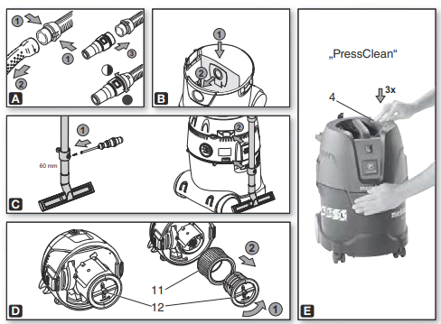 metabo -ASA-Serise-All-Purpose-Vacuum-Cleaner-FIG-2