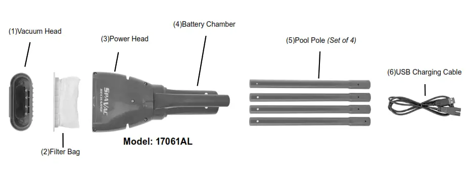 POOL BLASTER Spa Vac Recharge - 1