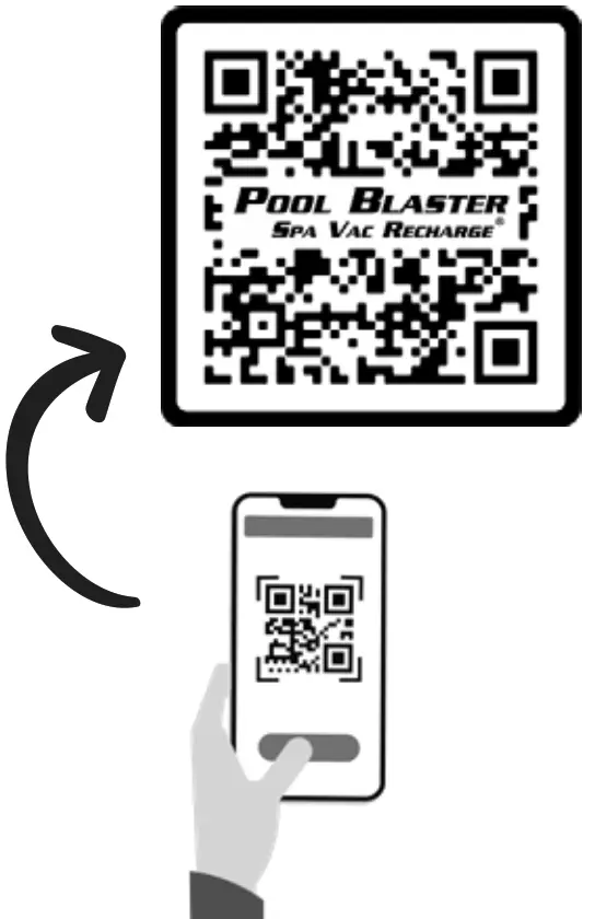 POOL BLASTER Spa Vac Recharge - qr code