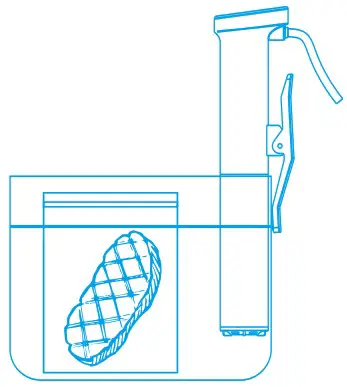 Sous Vide MZJ 01 Immersion Circulator Precision Cooler - cooking 2