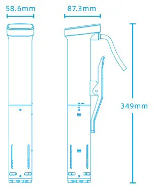 Sous Vide MZJ 01 Immersion Circulator Precision Cooler - specification