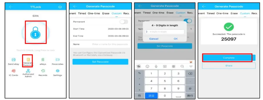 T5 Waterproof Smart Deadbolt Keypad Lock Setting Passcode