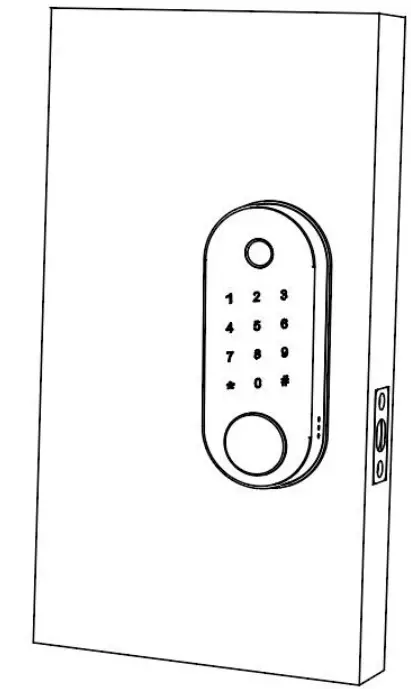 T5 Waterproof Smart Deadbolt Keypad Lock Confirm opening direction