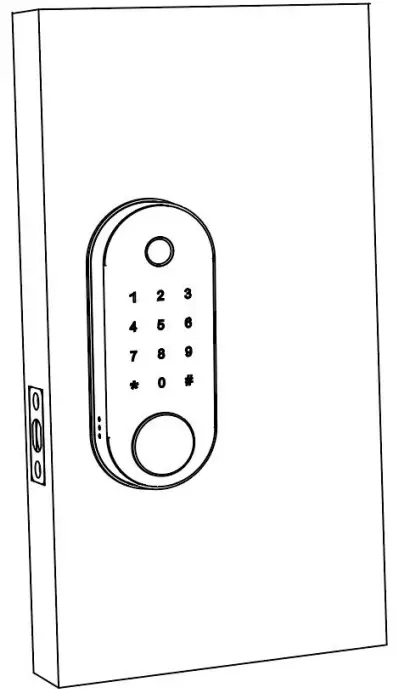 T5 Waterproof Smart Deadbolt Keypad Lock Confirm opening direction