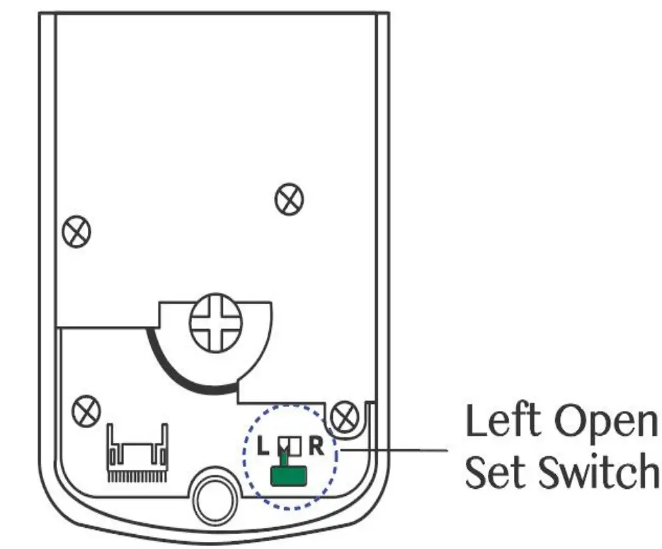 T5 Waterproof Smart Deadbolt Keypad Lock Confirm opening direction