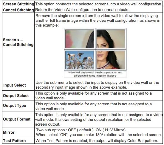 VigilLink-VL-MX44VW-1-4x4-HDMI-2.0-Matrix-with-Seamless-switching-and-videowall-18Gbps-FIG-15