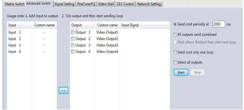 VigilLink-VL-MX44VW-1-4x4-HDMI-2.0-Matrix-with-Seamless-switching-and-videowall-18Gbps-FIG-9