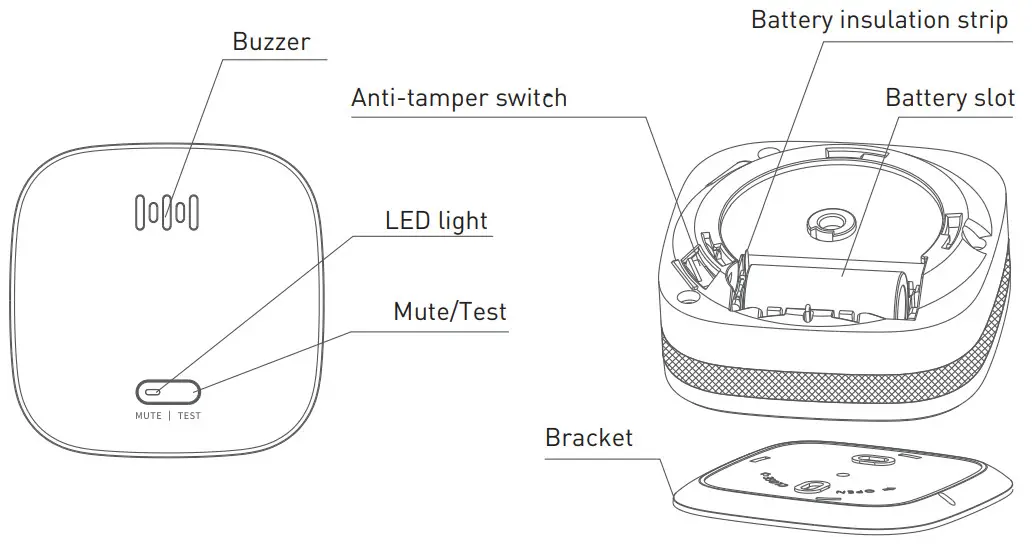 TELLUR TLL331281 Wi-Fi Smoke - DIAGRAM