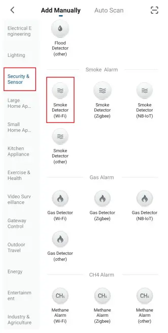 TELLUR TLL331281 Wi-Fi Smoke - device adding
