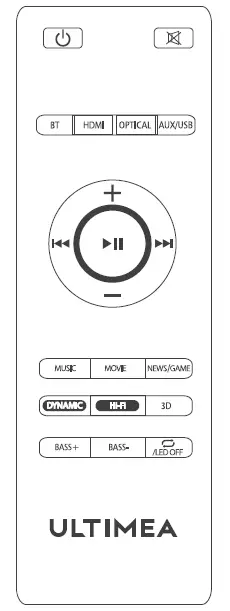 ULTIMEA Odine IV 2.0 Channel Soundbar 21