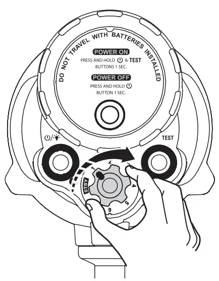 Strobe Power Control Knob
