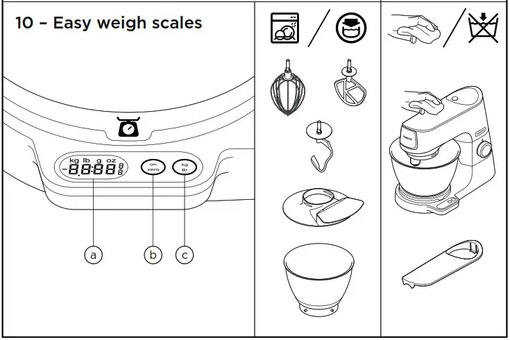 KENWOOD KVC65 Stand Mixer - overview 2