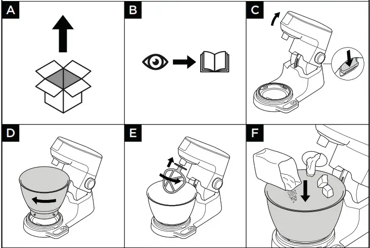 KENWOOD KVC65 Stand Mixer - overview 3