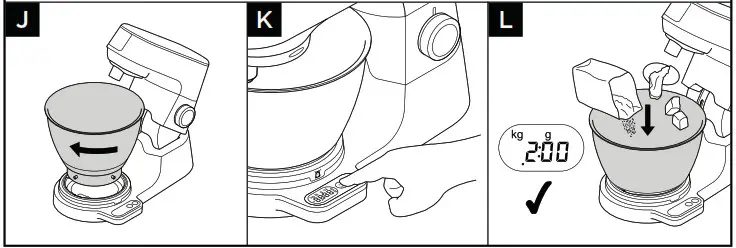 KENWOOD KVC65 Stand Mixer - overview 5