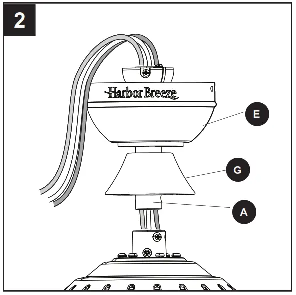 Harbor Breeze 42132 Audiss Ceiling Fan - STANDARD1