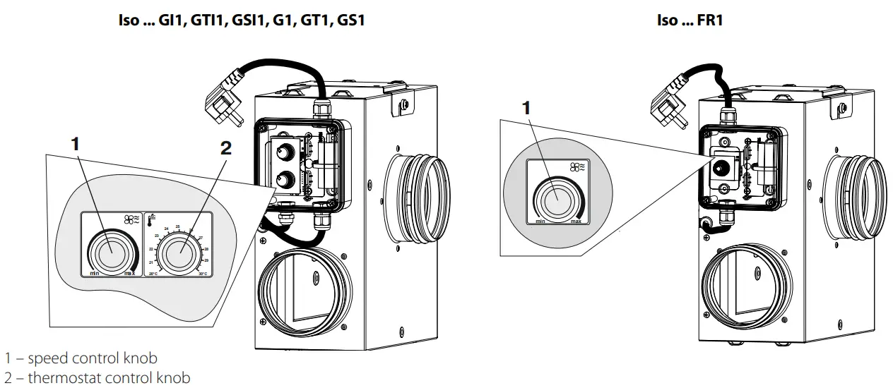 BLAUBERG Iso Sound Insulated Fan - Fig 1