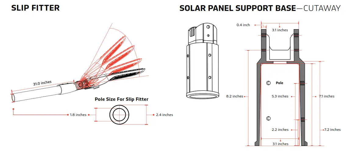 SOLTECH SATELIS PRO Solar Cold Weather Light - fig 5