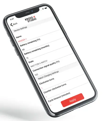 KROSS STUDIO Tie Advanced x1 Watch Winder - Fig4
