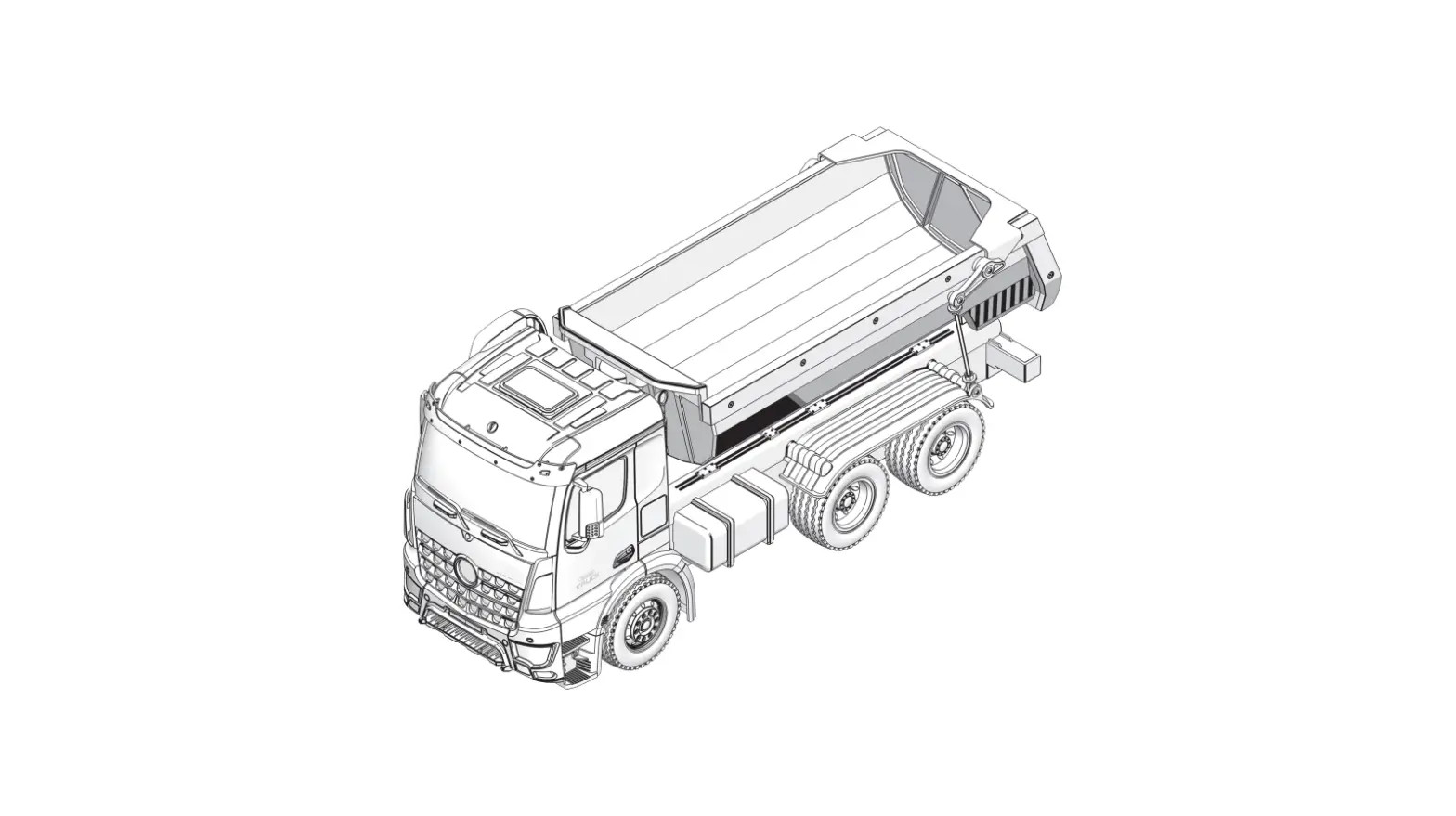 Amewi Mercedes Truck Tipper Pro Metal 2.4ghz Rtr White Instructions
