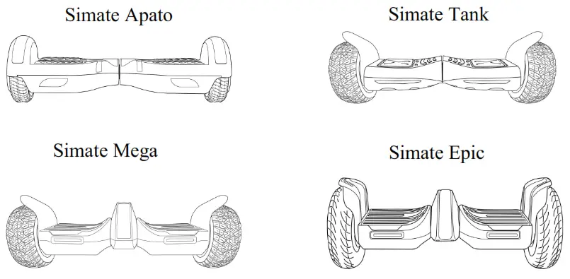 SIMATE 6.5 Inch Hoverboard - Figure 4