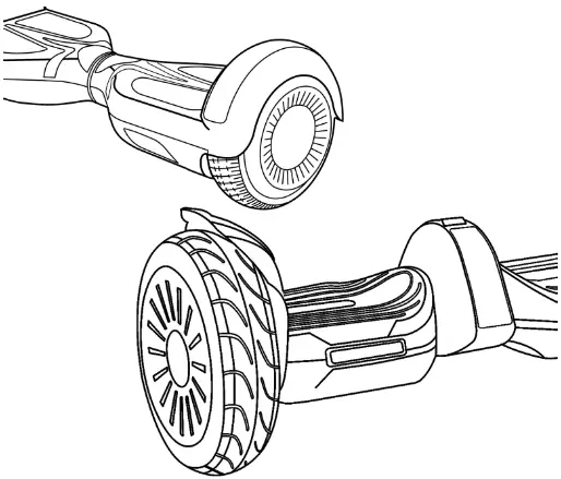 SIMATE 6.5 Inch Hoverboard