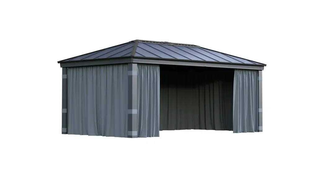 Canopia Ac-dal4300cur-706596 Curtain And Netting Set For Dallas Gazebos Instruction Manual Canopia Ac-dal4300cur-706596 Curtain And Netting Set For Dallas Gazebos Instruction Manual