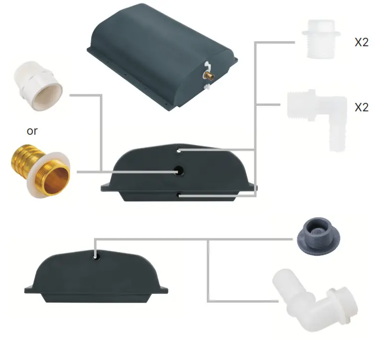 SAN HIMA TANK75B 75L 120L Water Tank - fig
