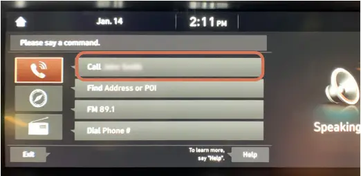 GENESIS G90 - MAKING A CALL 2