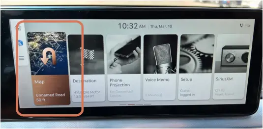 GENESIS G90 - MAP DISPLAYS 1