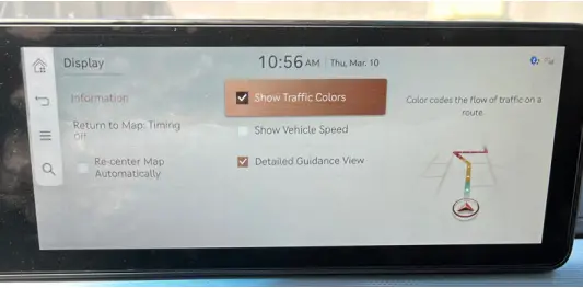 GENESIS G90 - MAP DISPLAYS 3