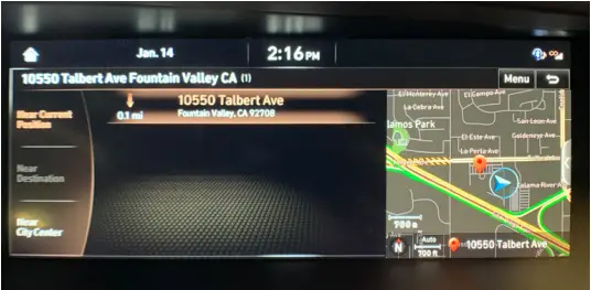 GENESIS G90 - NAVIGATION 10