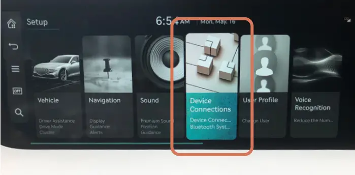GENESIS G90 - PHONE PAIRING 3