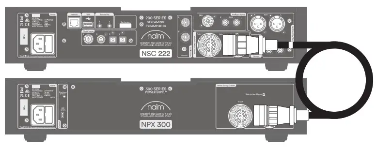 naim NPX 300 Power Supply - 300 Series Power Supply NPX 300 Set Up 4