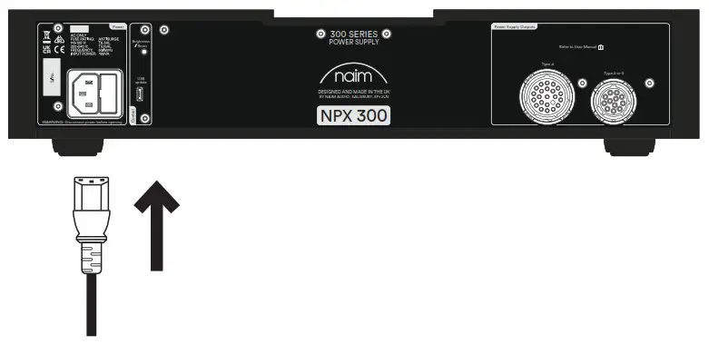 naim NPX 300 Power Supply - 300 Series Power Supply NPX 300 Set Up 6