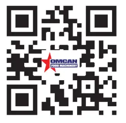 OMCAN BS-CN-1651-T 65 Inch Tabletop Stainless Steel Meat Band Saw - QR cote