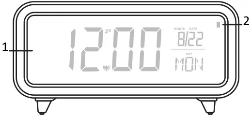 Hearth Hand 2022-12-9 Alarm Clock with Wireless Charger 3