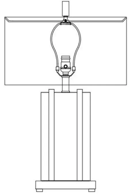 elk HOME H0019-10390 28.5 Inch High 1-Light Table Lamp - fig 1