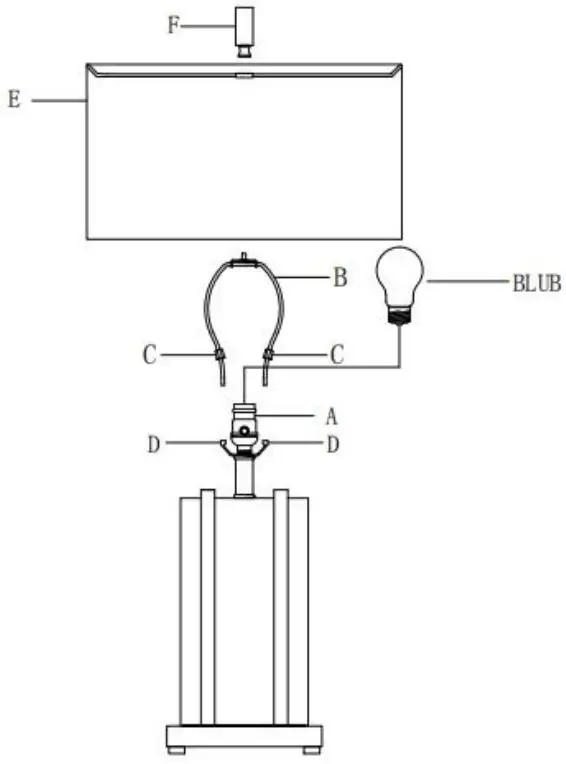 elk HOME H0019-10390 28.5 Inch High 1-Light Table Lamp - fig 2