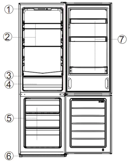 CHiQ MRF-262 Freestanding Fridge - 17